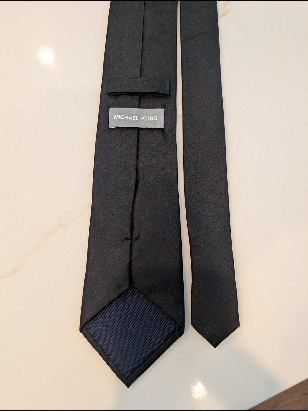 Michael Kors Black Silk Tie